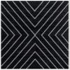 SAFAVIEH Area Rug 8x10 - Adirondack Collection - Large - Black & Light Grey, Modern Geometric Design, Non-Shedding & Easy Cleaning, Ideal for Living Room, Bedroom, Office, Dining Space (ADR251F) view 2
