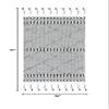 SAFAVIEH Casablanca Collection Accent Rug - 3' x 5', Black & Ivory, Handmade Moroccan Boho Wool Braided Tassel Fringe, Ideal for High Traffic Areas in Entryway, Living Room, Bedroom (CSB575Z) view 2
