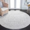 Martha Stewart x SAFAVIEH Area Rug Collection - 6'7" Round, Ivory & Light Grey, Non-Shedding & Easy Cleaning, Ideal for Living Room, Bedroom, Office, Dining Space (MSR8931B) view 1