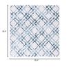Martha Stewart x SAFAVIEH Area Rug Collection - 6'7" Square, Ivory & Turquoise Blue, Non-Shedding & Easy Cleaning, Ideal for Living Room, Bedroom, Office, Dining Space (MSR0957A) view 2