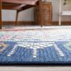 SAFAVIEH Washable Rug Journey Collection - Large - 7'9" x 10', Blue & Ivory, Slip Resistant & Easy Cleaning, Ideal for Living Room, Bedroom, Dining Space (JNY167M) view 4