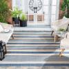 SAFAVIEH Washable Rug Outdoor Courtyard Collection - 2'3" x 22' Runner, Beige & Sweet Pea, Non-Shedding & Easy Cleaning, Ideal for Patio, Entryway, Mudroom, Hallway, Kitchen (CY6062-218) view 2