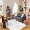 SAFAVIEH Area Rug 8x10 - Tulum Collection - Large - Ivory & Rust, Moroccan Boho Distressed Design, Non-Shedding & Easy to Clean, Ideal for Living Room, Bedroom, Dining Space (TUL271C) view 4