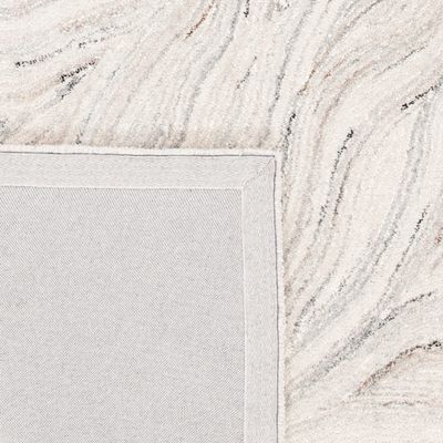 SAFAVIEH Metro Collection 3' x 5' IvoryGrey MET505F Handmade Modern Abstract Premium Wool Area Rug
