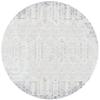 Martha Stewart x SAFAVIEH Area Rug Collection - 6'7" Round, Grey & Grey, Non-Shedding & Easy Cleaning, Ideal for Living Room, Bedroom, Office, Dining Space (MSR8945B) view 3