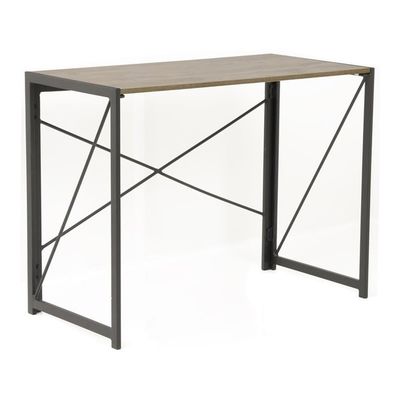 American Furniture Classics OS Home and Office 42240 No Tool Assembly Writing Desk, Sewn Oak