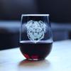 Australian Shepherd Face - Stemless Wine Glass - Unique Dog Themed Decor and Gifts for Lovers of Aussies - Large 17 Ounce view 3