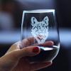 Bevvee Corgi Face Stemless Wine Glass - Cute Dog Themed Decor and Gifts for Moms & Dads of Welsh Corgies - Large 17 Oz view 2