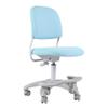 Ergonomic Kids Desk Chair, Child's Children Student Study Office Computer Chair, Adjustable Height and Seat Depth, Detachable Footrest and Lumbar Support (Blue, W/Chair Slipcovers) view 1