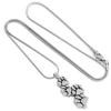 QJZM Cremation Jewelry UrnMemorial Pendant Pet Ashes Necklace Stainless Steel Four Dog paw Cremation Urn Jewelry Hold Animal Ashes Keepsake-Silver_Necklace Box Funnel view 4