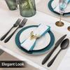 LIANYU 60-Piece Black Silverware Set, Flatware Cutlery Set for 12 view 3