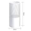 Umbrella Racks White Metal Umbrella Stand Umbrella Holder, Floor-Standing Large-Capacity Umbrella Storage Rack Drain Rack with Hooks, 23X50cm/28X58cm (Size : 23X50cm) view 2