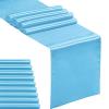 10-Pack Satin Table Runner Blue 12 x 108 inches Long, Table Runners for Wedding, Birthday Parties, Banquets Decorations10 Pack, 12x108 Inch, Blue view 1