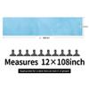 10-Pack Satin Table Runner Blue 12 x 108 inches Long, Table Runners for Wedding, Birthday Parties, Banquets Decorations10 Pack, 12x108 Inch, Blue view 4