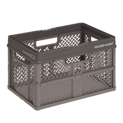 Tenma PRX Foldable Basket with Handle, Gray, L