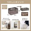 Tenma PRX Foldable Basket with Handle, Gray, L view 3