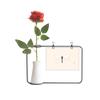 OFFbb-USA Dragonfly Symmery Cartoon Artificial Rose Flower Hanging Vases Decoration Bottle view 1