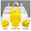 10-Pack Satin Table Runner Yellow 12 x 108 inches Long, Table Runners for Wedding, Birthday Parties, Banquets Decorations10 Pack, 12x108 Inch, Yellow view 3