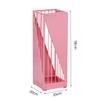Umbrella Racks Pink Metal Umbrella Stand Umbrella Holder, Channel Entrance Umbrella Stand Umbrella Holder with Hooks and Drainage Holes, Large-Capacity Umbrella Drain Stand, view 2