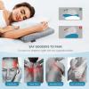 ZAMAT Adjustable Cervical Memory Foam Pillow, Odorless Neck Pillows for Pain Relief, Orthopedic Pillows for Sleeping with Cooling Pillowcase, Ergonomic Support Pillow for Stomach, Back, Side Sleeper view 2
