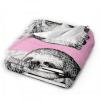 Avalokitesvara Just A Girl Who Loves Sloths Flannel Blanket Super Soft and Warm for Bed Couch Sofa 120x90 Inch King Blanket for Family view 2