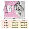Avalokitesvara Just A Girl Who Loves Sloths Flannel Blanket Super Soft and Warm for Bed Couch Sofa 120x90 Inch King Blanket for Family view 3