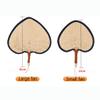 WM home Hand Made Fan Rattan Decor,Hand Fans Bulk Wedding Favors for Guests,Paddle Fans Handheld Bamboo Fan Raffia Woven Fan Adults and Children Can Use (Size : Large) view 2