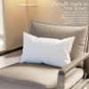 12x20 inch Lumbar Throw Pillow Insert by Looms and Linens with Down Alternative Sham Pillow Insert - Pack of 1 America Made Pillows view 3