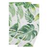 ALAZA Palm Leaf Towels Monstera Kitchen Towels Set of 2 Green Leaf Bath Towel Dish Towels Absorbent Soft Hand Towels Guest Towel Quick Drying Washcloths for Hotel Gym Spa Home Decor view 1