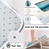 ArtSocket 4 Pcs Shower Curtain Set Beautiful Sunrise Over Sea Beach Sunny Sunset Marine Natural with Non-Slip Rugs Toilet Lid Cover and Bath Mat Bathroom Decor Set 72" x 72" view 3
