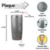 PlaqueMaker Personalized 20-oz Boss Lady Coffee Tumbler - Great for Women Who Lead, Manage, Operate and Run Companies and Organizations (Grey) view 2
