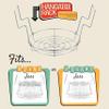 CONCORD 20 Quart Stainless Steel Canning Pot Set. Includes Canning Rack, Tongs, Jar Lifter, Funnel, Wrench, Lid Lifter, Mixer/Measurer (Induction Compatible) view 4