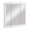 Design House Wyndham, 30 in W x 4.75 in D x 30 in H Bathroom Medicine Cabinet, Wall Mounted, 3 Mirror Doors, White, 545293-WHT view 1