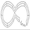 (2) Infinity Symbol Cursive 'Love' Wire Wreath Forms 27.5x11.75 in~ Remembrance Forever DIY Mesh Wall Hanging Ribbon Floral Burlap Wedding Baby Bridal + (1) BONUS - SG view 2