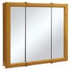 Design House 30 Inch Claremont Bathroom Medicine Cabinet, Wall Mounted, Mirror, Oak, 545301-HOK view 1