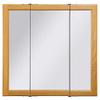 Design House 30 Inch Claremont Bathroom Medicine Cabinet, Wall Mounted, Mirror, Oak, 545301-HOK view 4