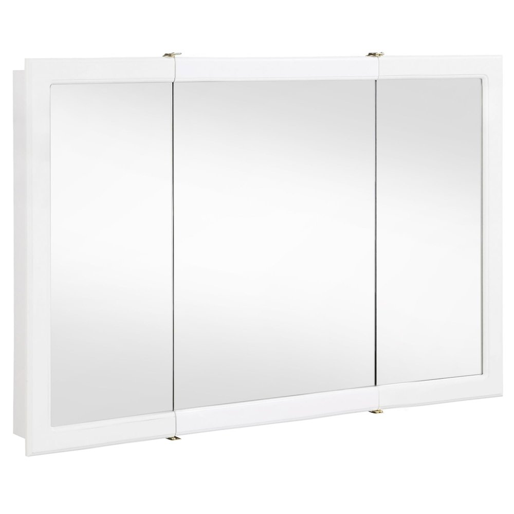 Design House Concord Tri-View Medicine Cabinet, 48", White