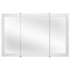 Design House Concord Tri-View Medicine Cabinet, 48", White view 4
