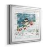 Renditions Gallery Christmas, Canvas Wall Art, Holiday Dcor, Christmas Carol, White Christmas, Chestnuts, Nutcracker, Rudolph, Nativity Warm Christmas Wishes - Silver Framed 34X34 view 2