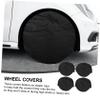 FAVOMOTO 4pcs Tire for Rv Truck Car Breathable Canvas Tire Diameters up for Sun and view 3