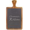 Grammy's Kitchen - 13 1/4-inch x 7-inch Acacia Wood Slate Slab Cutting Board with 3-inch Wooden Handle view 1