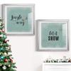 Renditions Gallery Christmas, Canvas Wall Art, Holiday Dcor, Christmas Carol, White Christmas, Chestnuts, Nutcracker, Rudolph, Nativity Jingle All The Way - Silver Framed 34X34 view 4