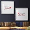 Renditions Gallery Christmas, Canvas Wall Art, Holiday Dcor, Christmas Carol, White Christmas, Chestnuts, Nutcracker, Rudolph, Nativity Mr. Claus - Silver Framed 34X34 view 4