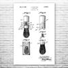 Shaving Brush Poster Print, Barber Shop Art, Barber Gift, Bathroom Decor, Stylist Gift, Salon Wall Art, Shaving Gift Black & White (13 inch x 19 inch) view 1