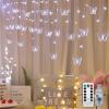 Butterfly Curtain Fairy Light, 8 Modes 120 LED USB Window Firefly Twinkle Timer String Lights 24 Butterflies with Remote, Waterproof Copper Wire for Room Bedroom Christmas Wedding Party Dorm Patio view 1