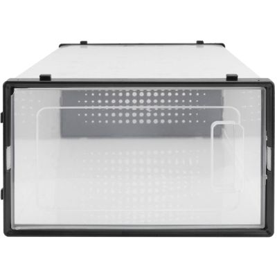 Cabilock 1pc Box plastic transparent shoe box Front Entry clear container with lid shoes storage bin Transparent Shoes Cabinet shoe holder for under bed Multifunction clamshell Organizer