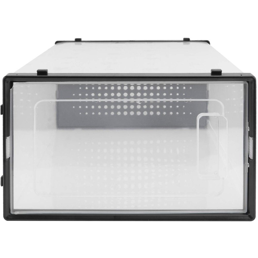 Cabilock 1pc Box plastic transparent shoe box Front Entry clear container with lid shoes storage bin Transparent Shoes Cabinet shoe holder for under bed Multifunction clamshell Organizer