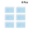 Cabilock 6pcs Transparent Stackable Thicken Plastic Storage Containers for Organizing Shoes Closet and Entryway Use view 2