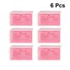Cabilock 6pcs Transparent Pink Shoe Box Stackable Foldable Storage Shoe Box Clear Plastic Shoe Boxes Shoes Boxes for Home Room Sneakers High Heels Slippers view 4