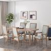 Christopher Knight Home Maria DINING CHAIR SETS, Light Grey + Natural view 2
